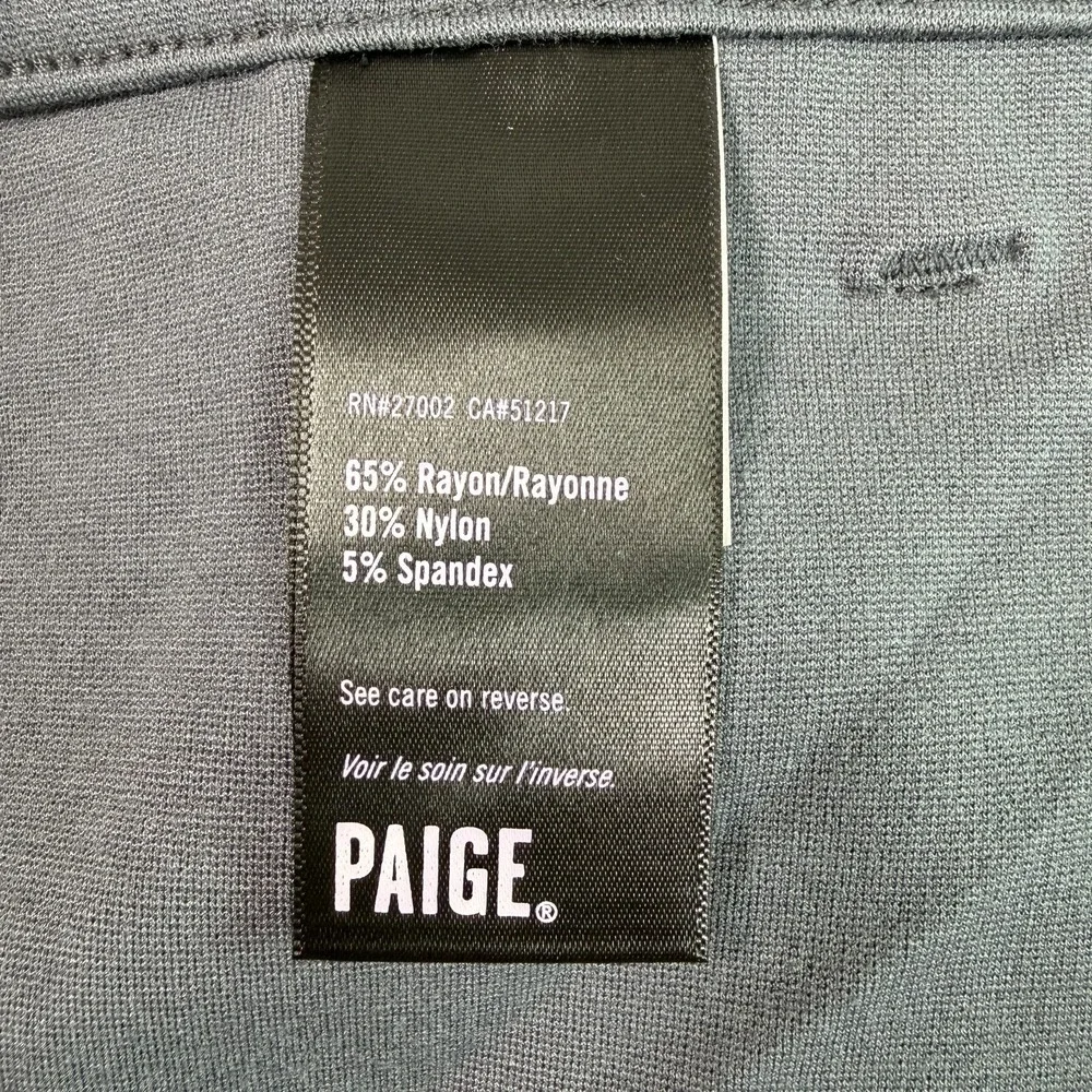 Paige Mens Stafford Trousers 40x33 Gray Performance Stretch Dress Pants Business